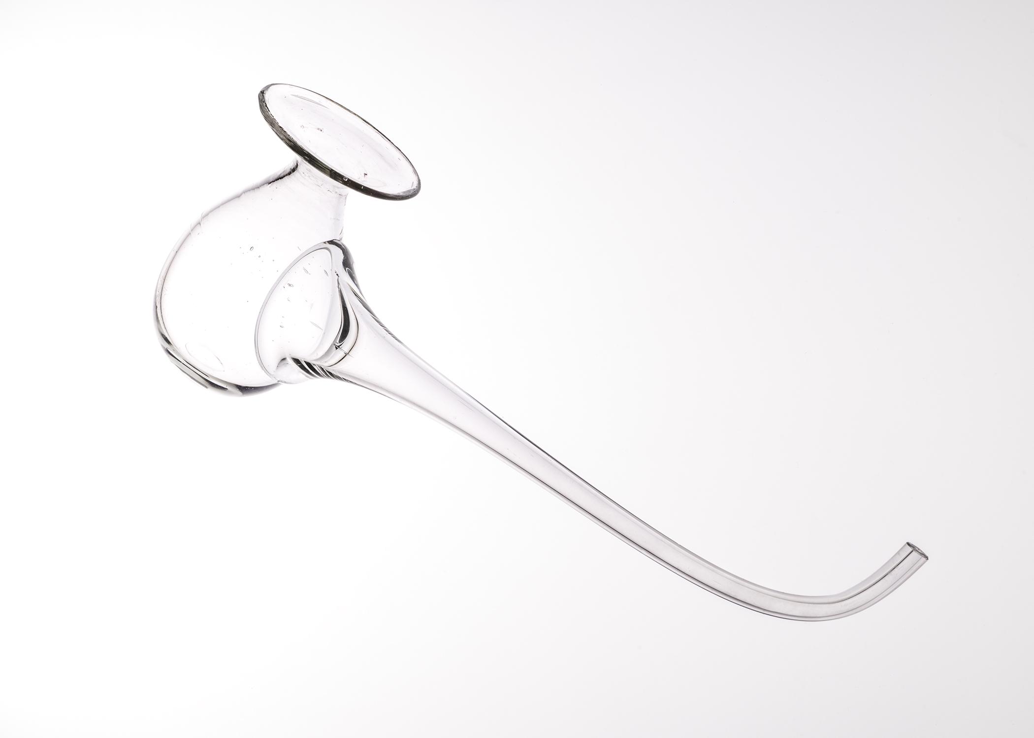 1977.0112 Breast pipe, Breast pump, overall 1