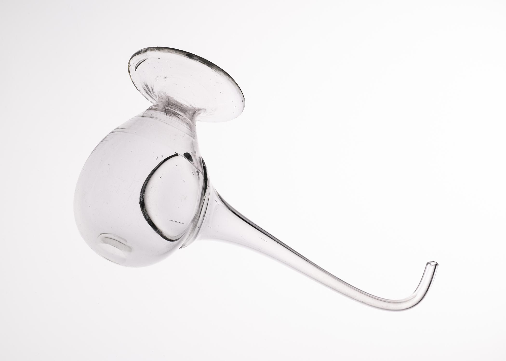 1977.0112 Breast pipe, Breast pump, overall 2