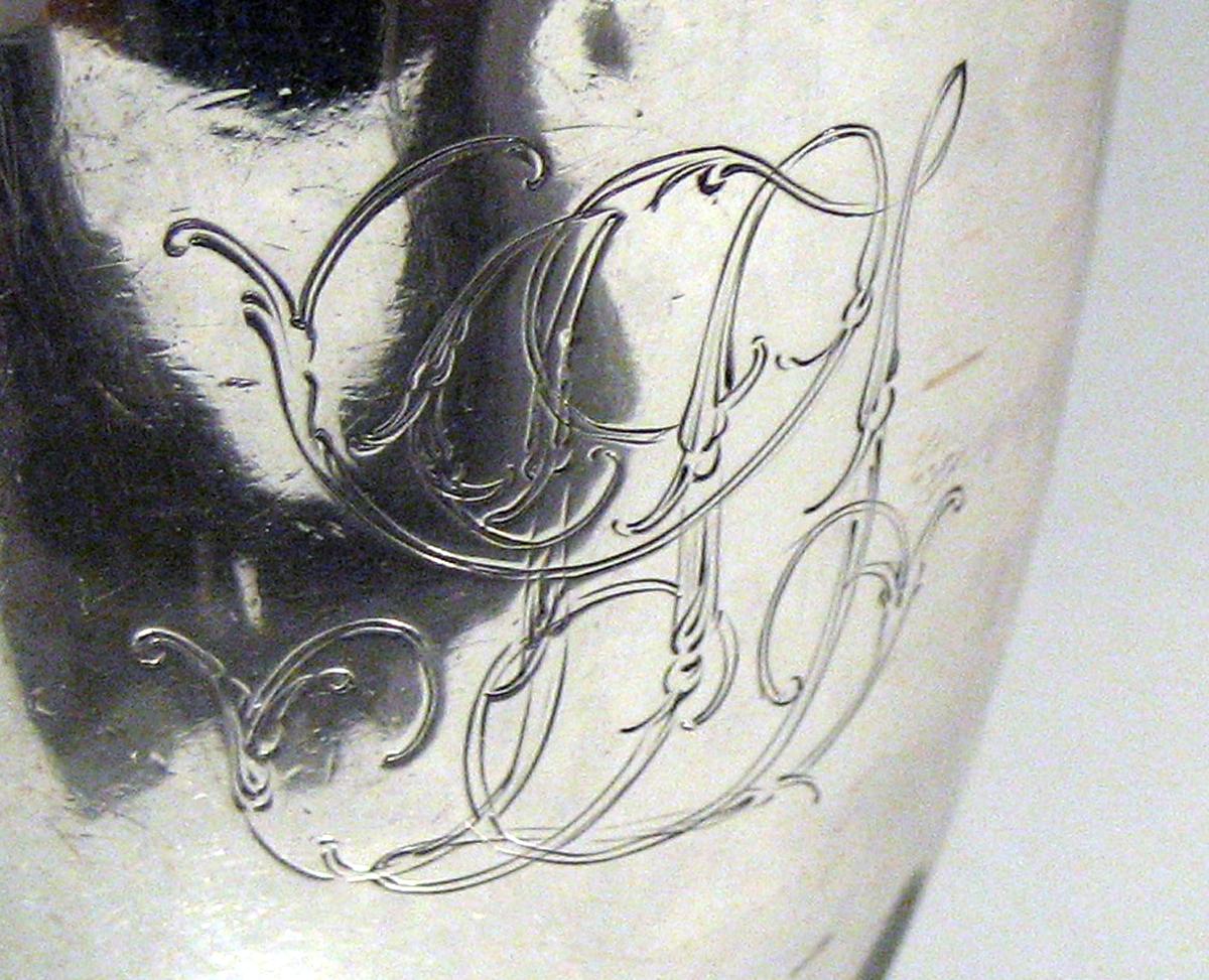 1977.0168 Silver Pitcher engraving