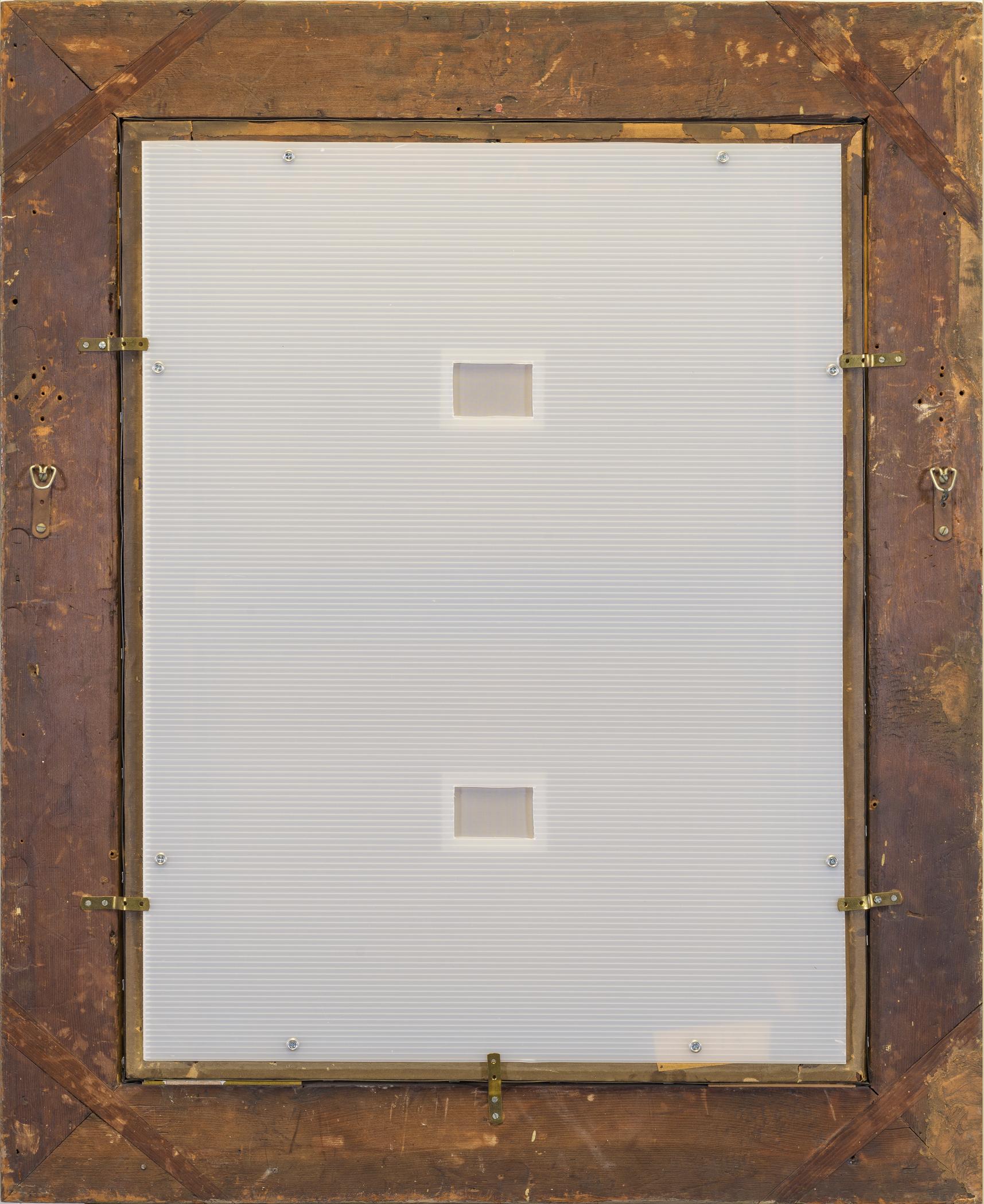 1977.0170 A Painting, B Frame, view 2, reverse