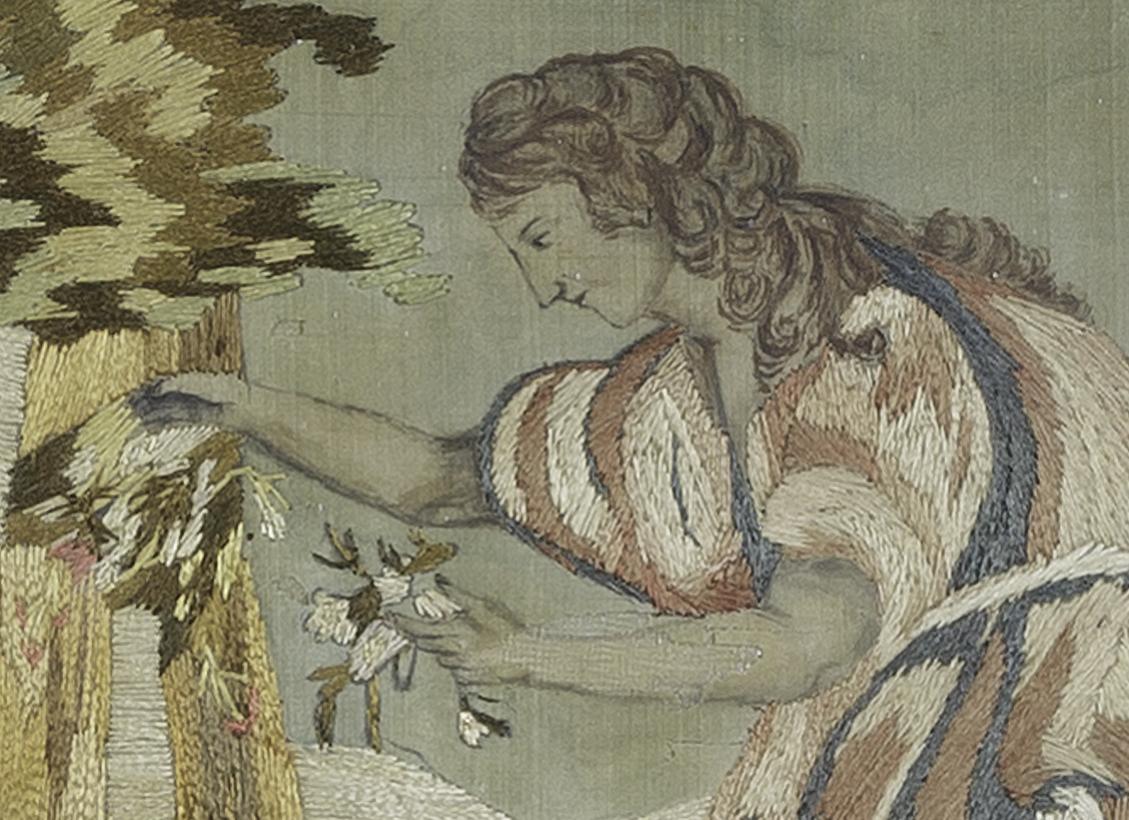 1977.0172 A Needlework Picture, Detail 6