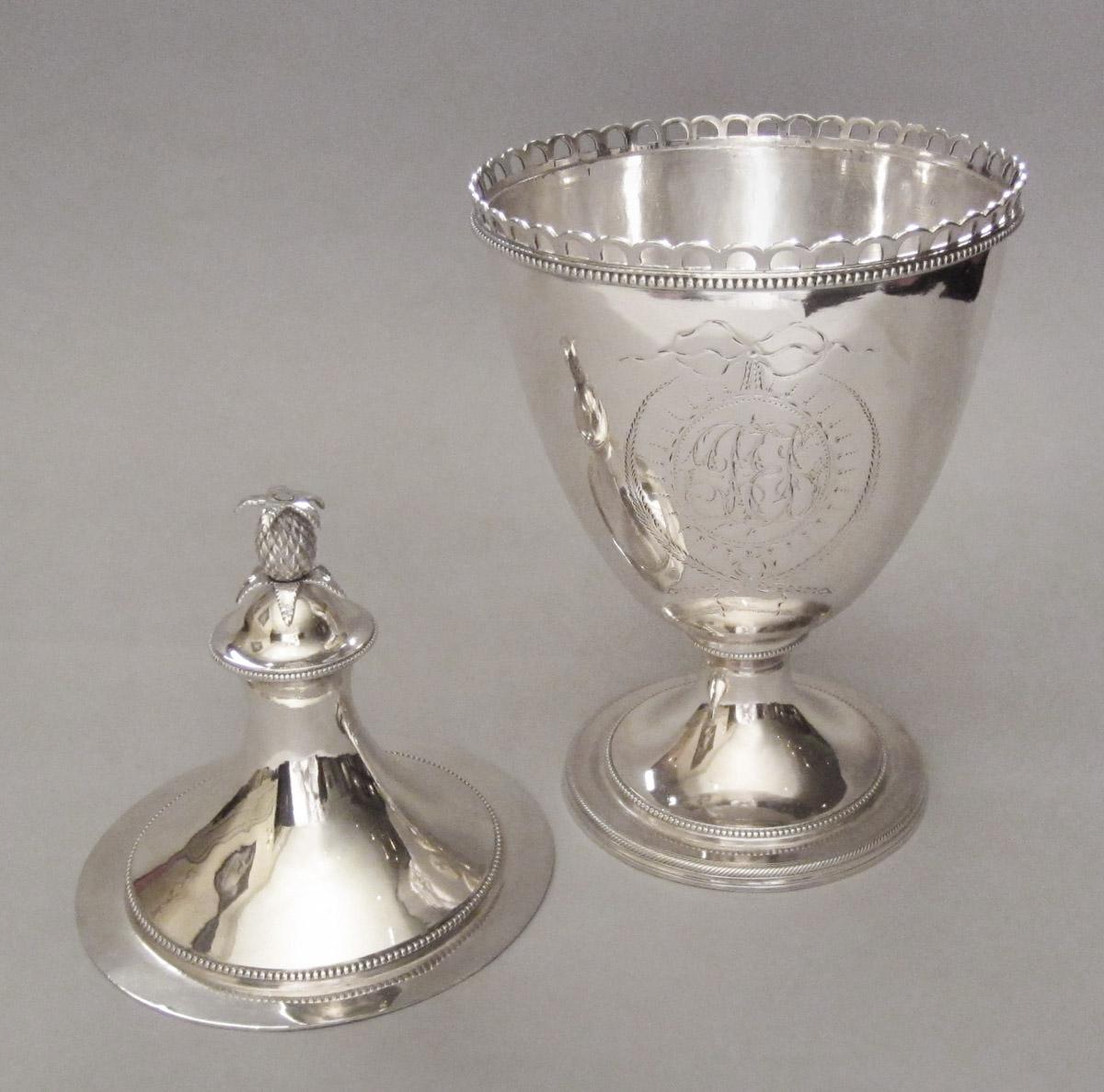 1977.0223 A, B Sugar bowl, view 2