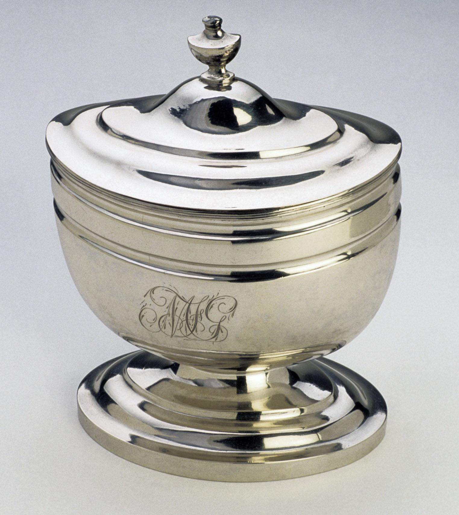 1977.0225 A, B Sugar Bowl, view 2