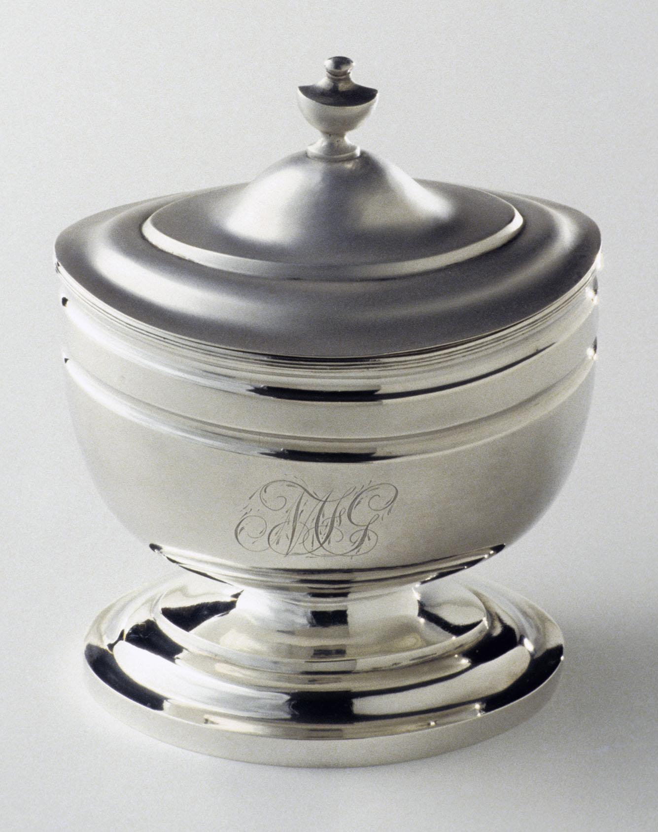 1977.0225 A, B Sugar Bowl, view 1
