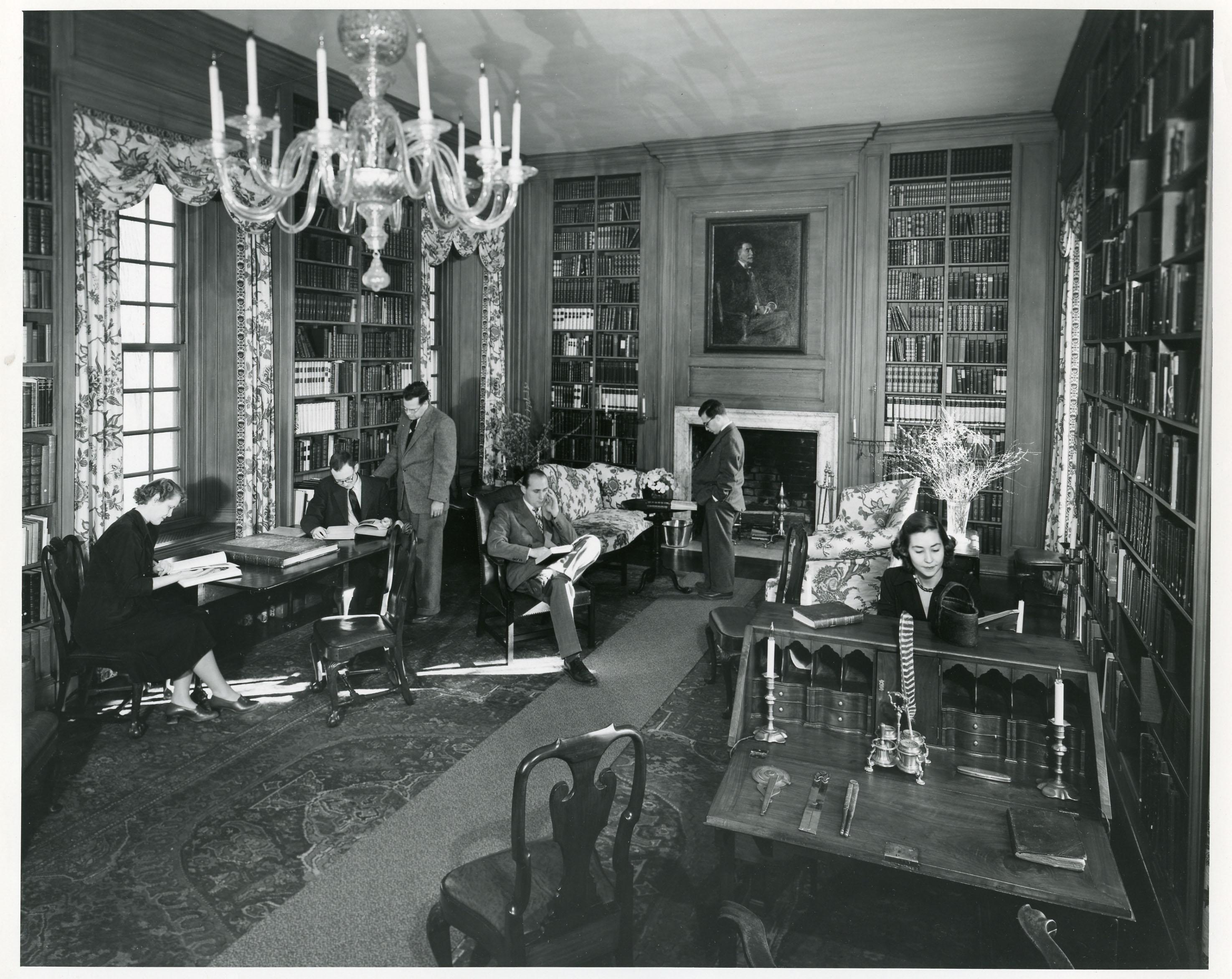 Room-Memorial Library 1954