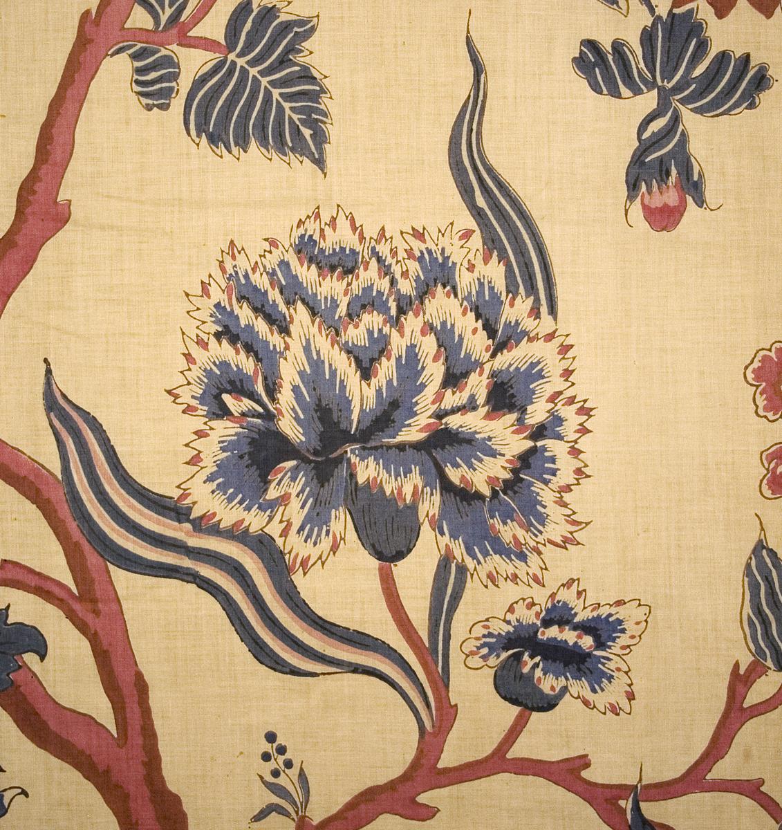 1957.1324.006 B Window Hanging, Side Curtain, Pattern Detail
