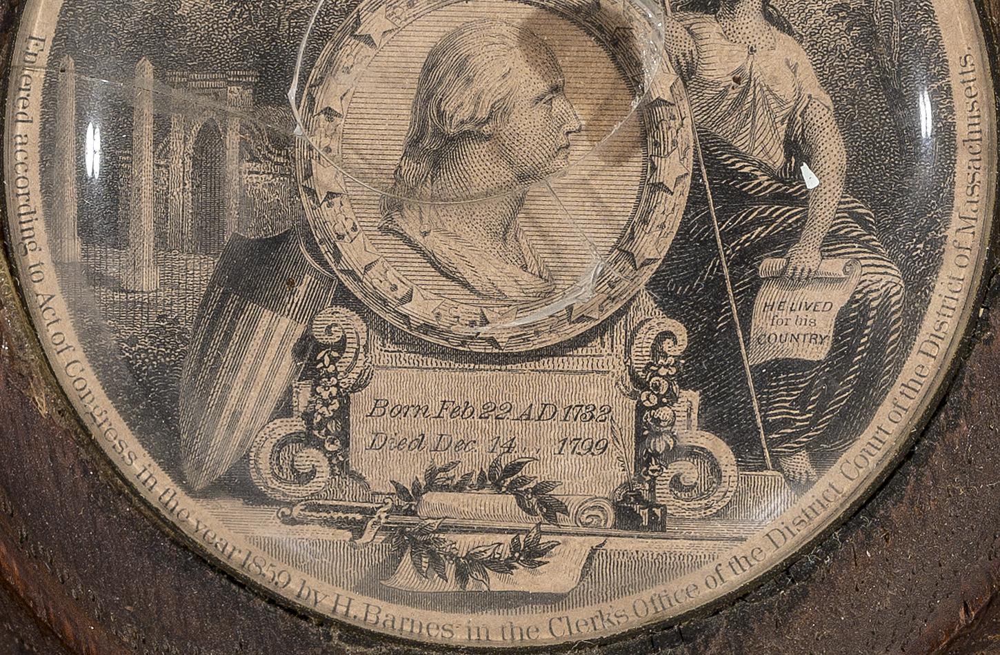 1977.0586 A Print mounted on wood, detail 2