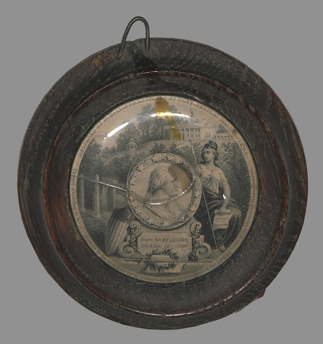 1977.0586 A Print mounted on wood, view 3