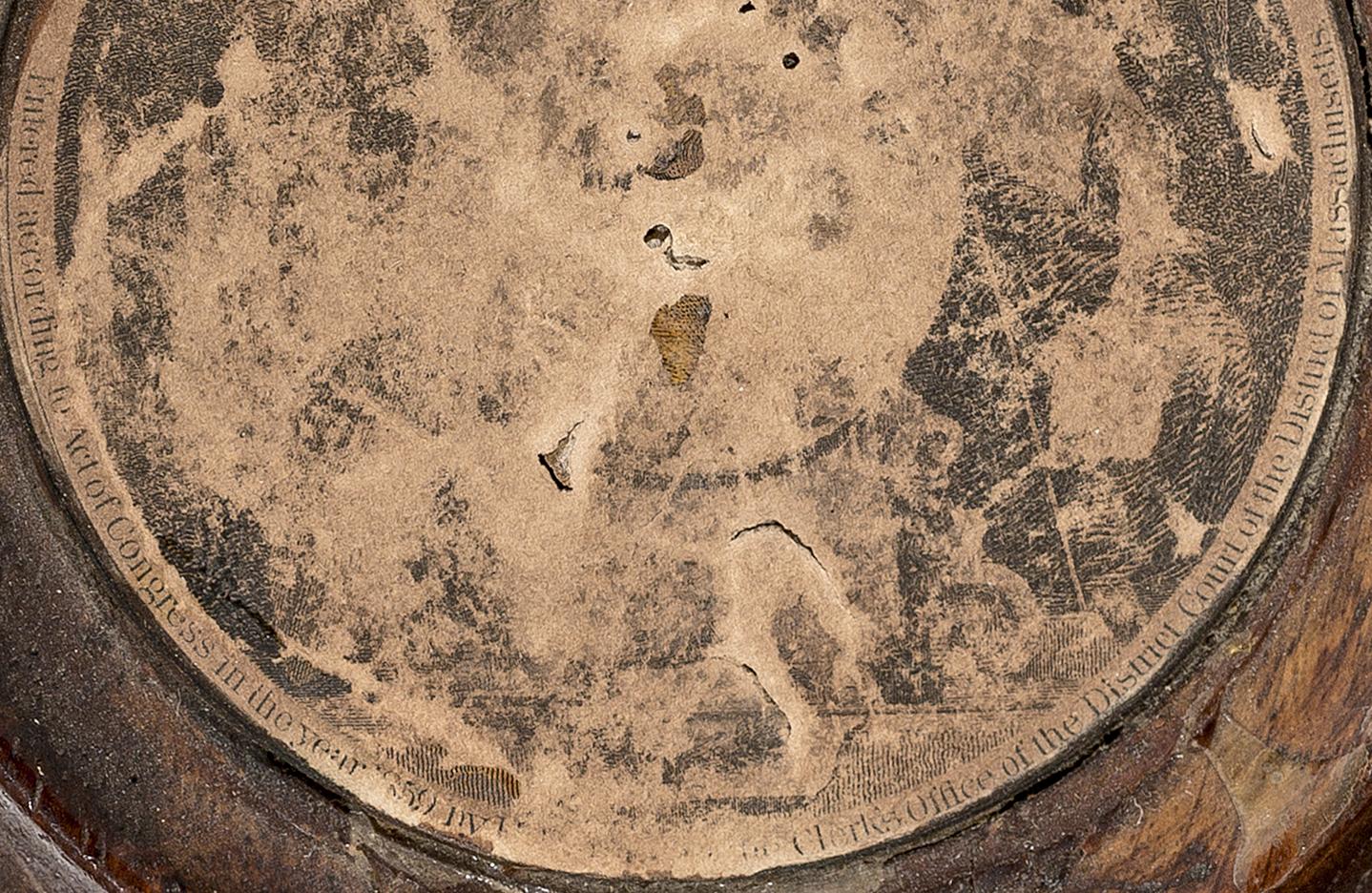 1977.0586 B Print mounted on wood, detail 2