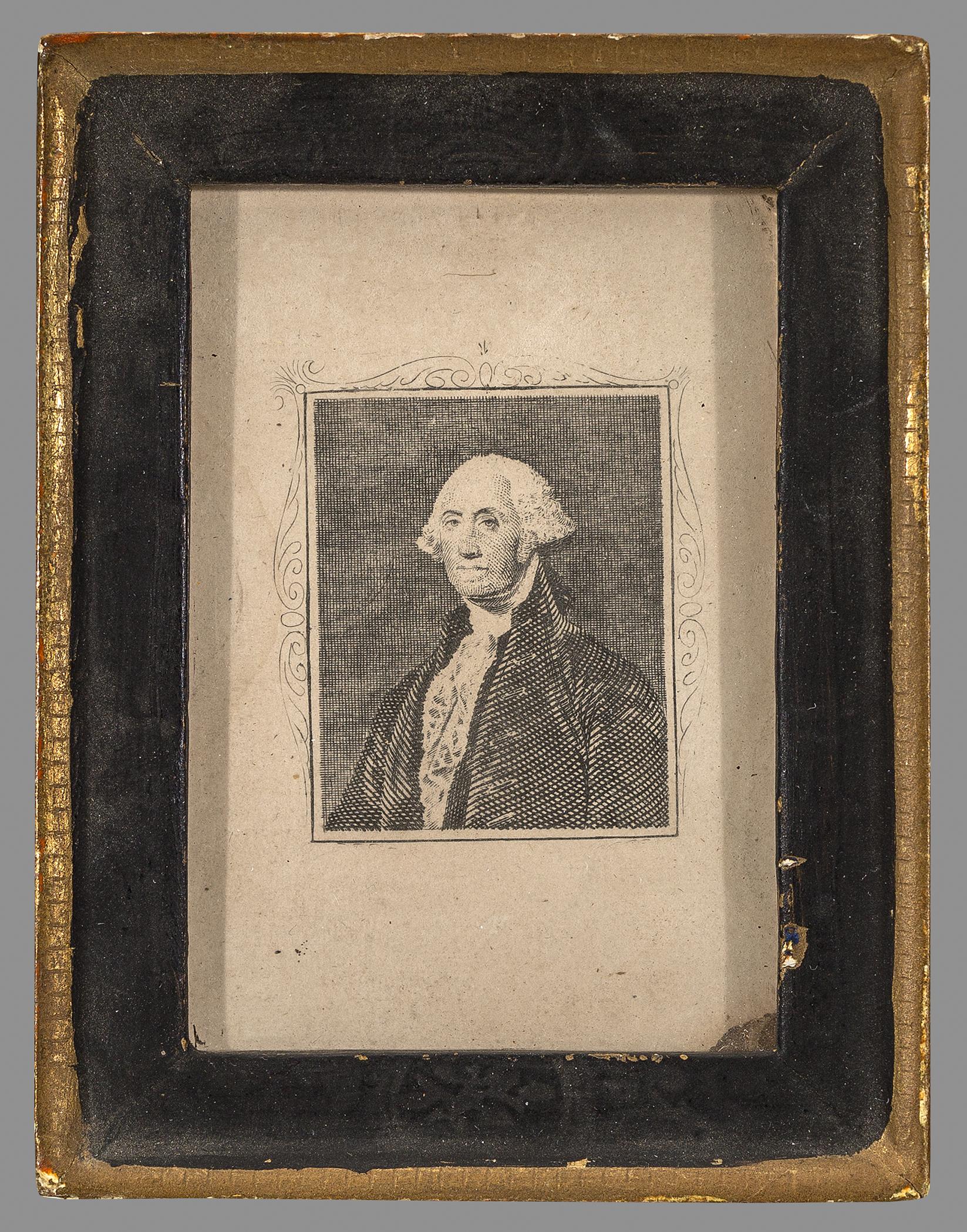 1977.0589 A, B Print and frame, view 1
