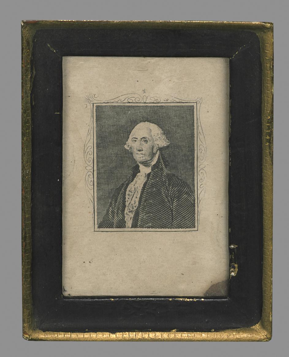1977.0589 A, B Print and frame, view 2