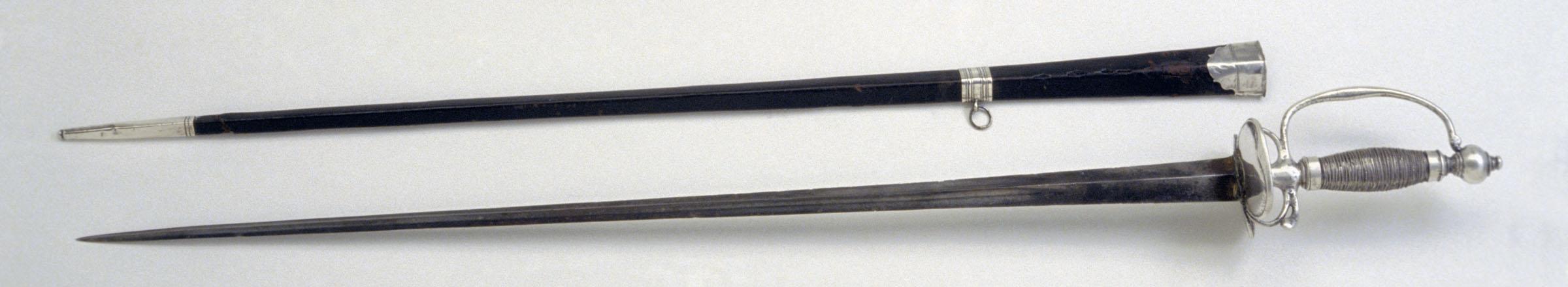 1978.0003 A, B Sword, Scabbard, view 1