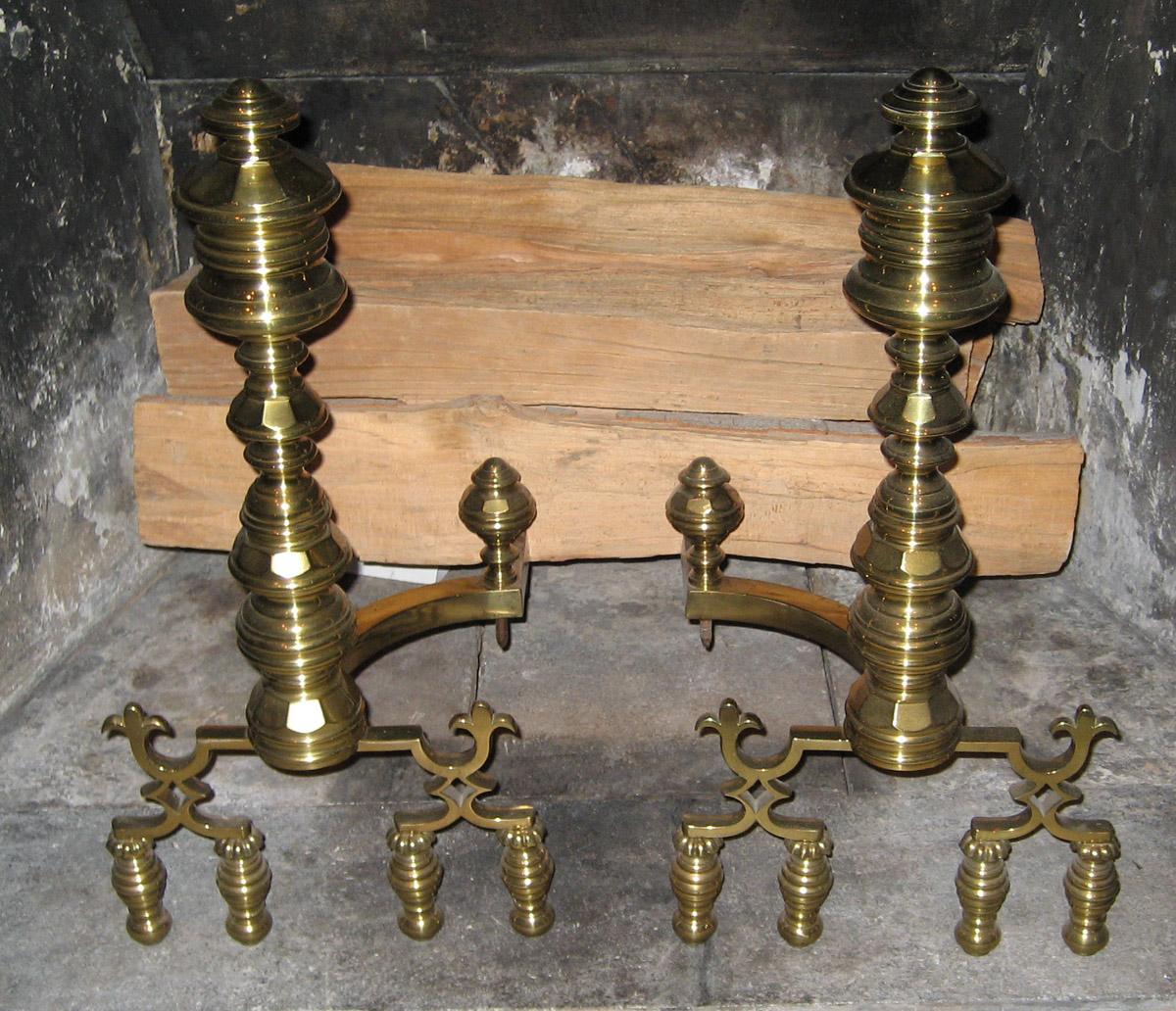 1978.0005.001 and .002 Andirons