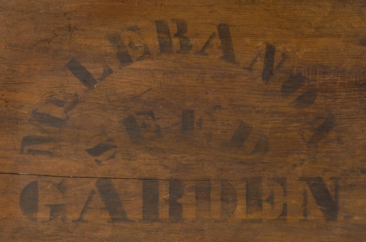 1978.0014 Shaker Seed Tray (inscription)