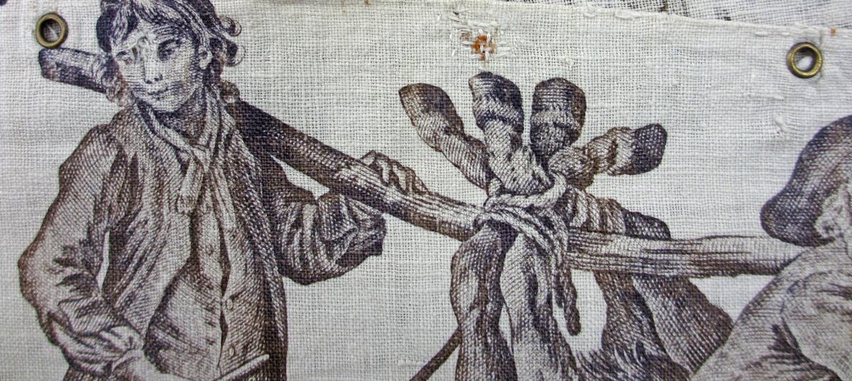 1957.1330.011 textile, printed detail 1