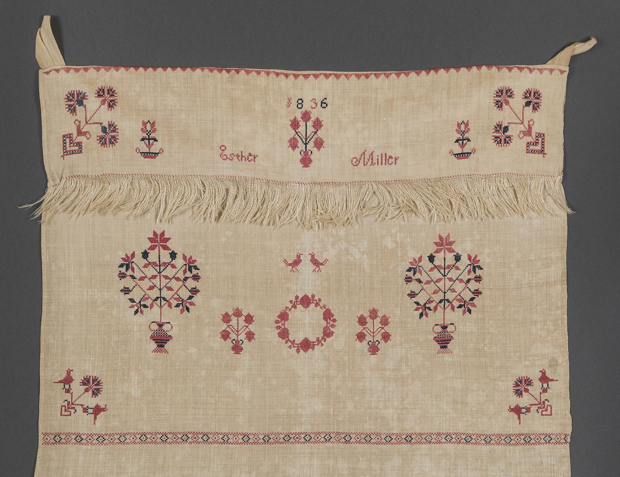 1978.0092 Towel, detail 1