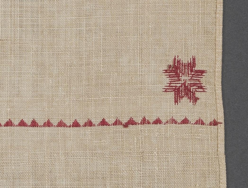 1978.0092 Towel, reverse, detail 7