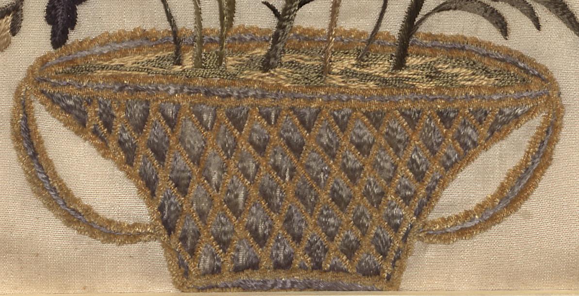 1978.0093 A Needlework Picture, Detail 2