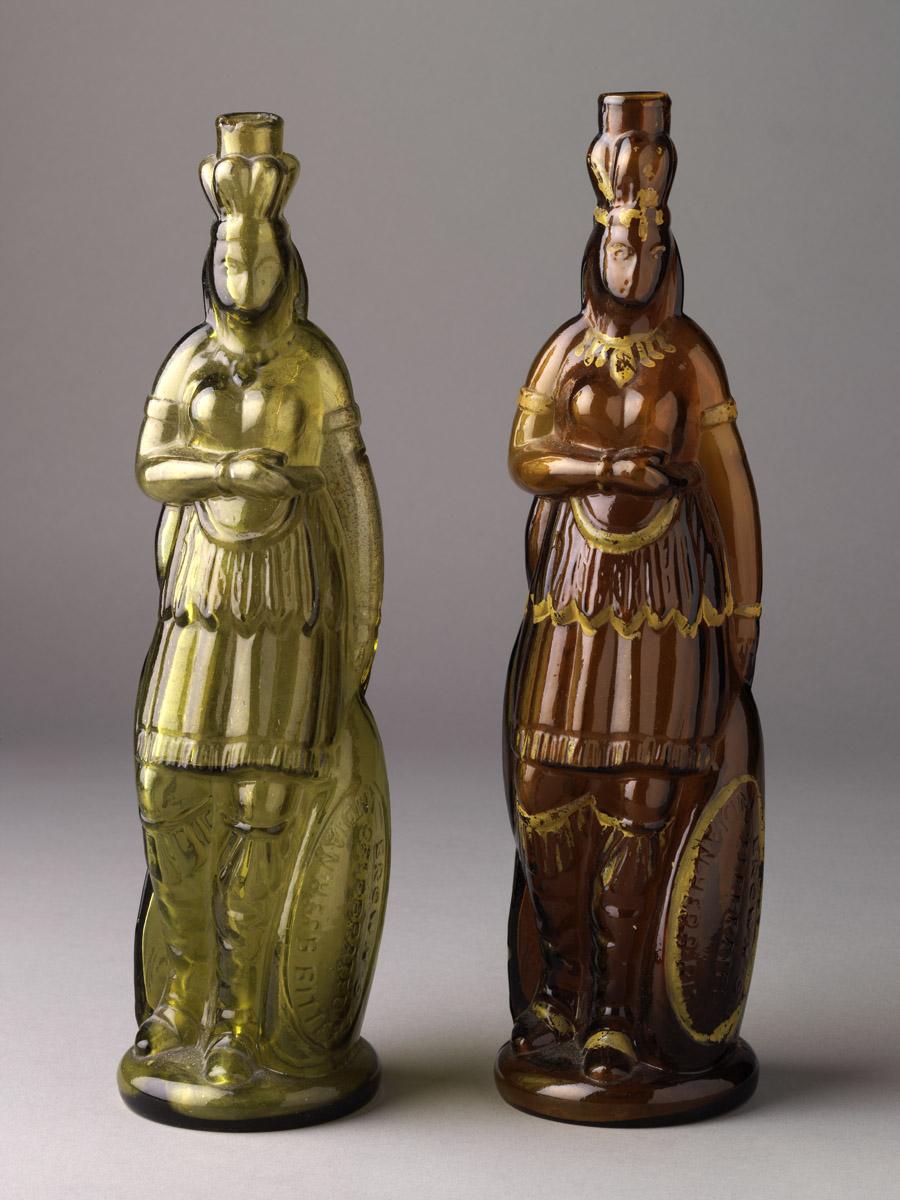 1978.0094.001, .002 Glass bottles