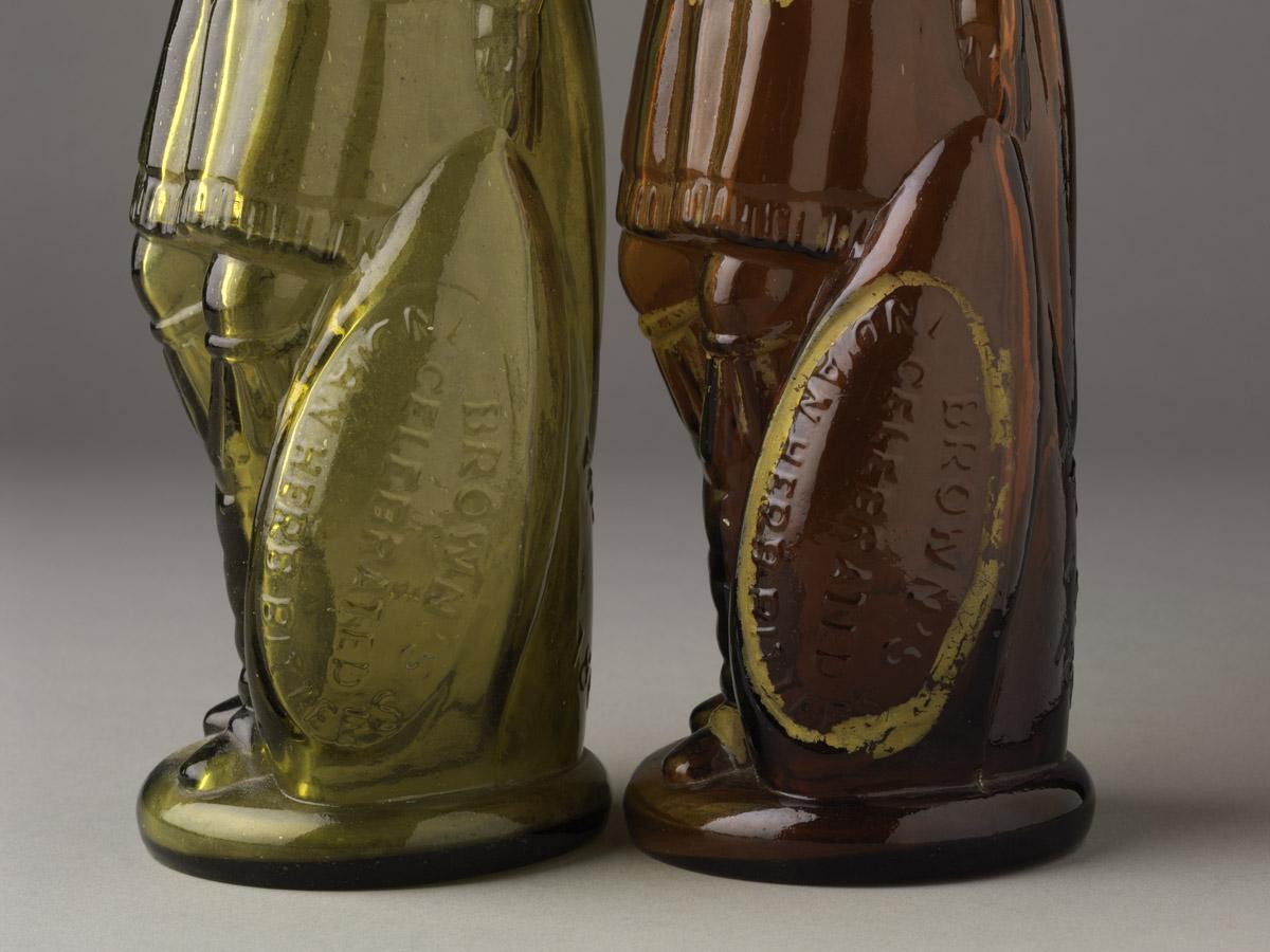 1978.0094.001, .002 Glass bottles (detail 1)