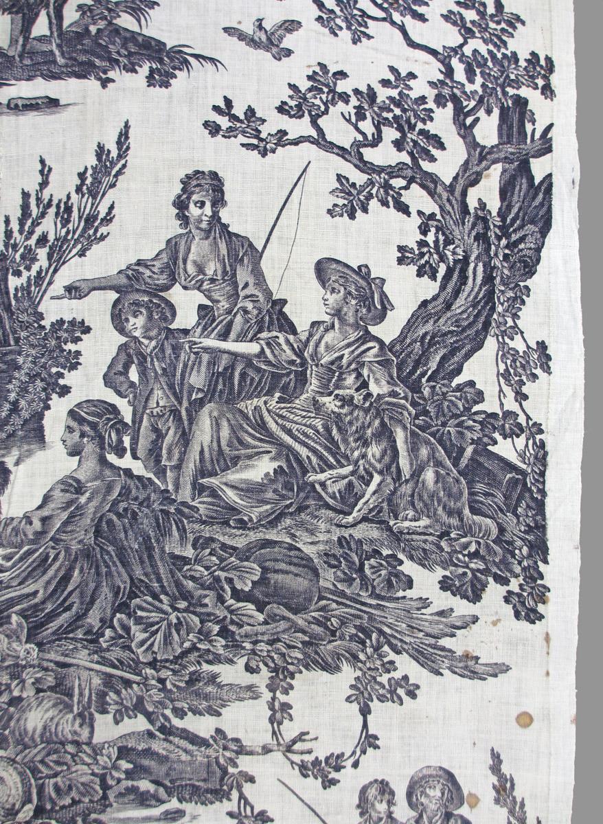 1957.1330.017 textile, printed detail 1