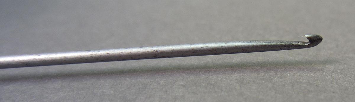 1978.0102 Tambour hook, Detail