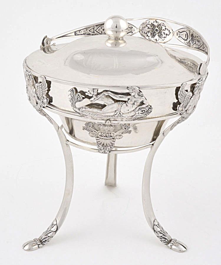 1976.295 A-C Silver Bowl and Stand
