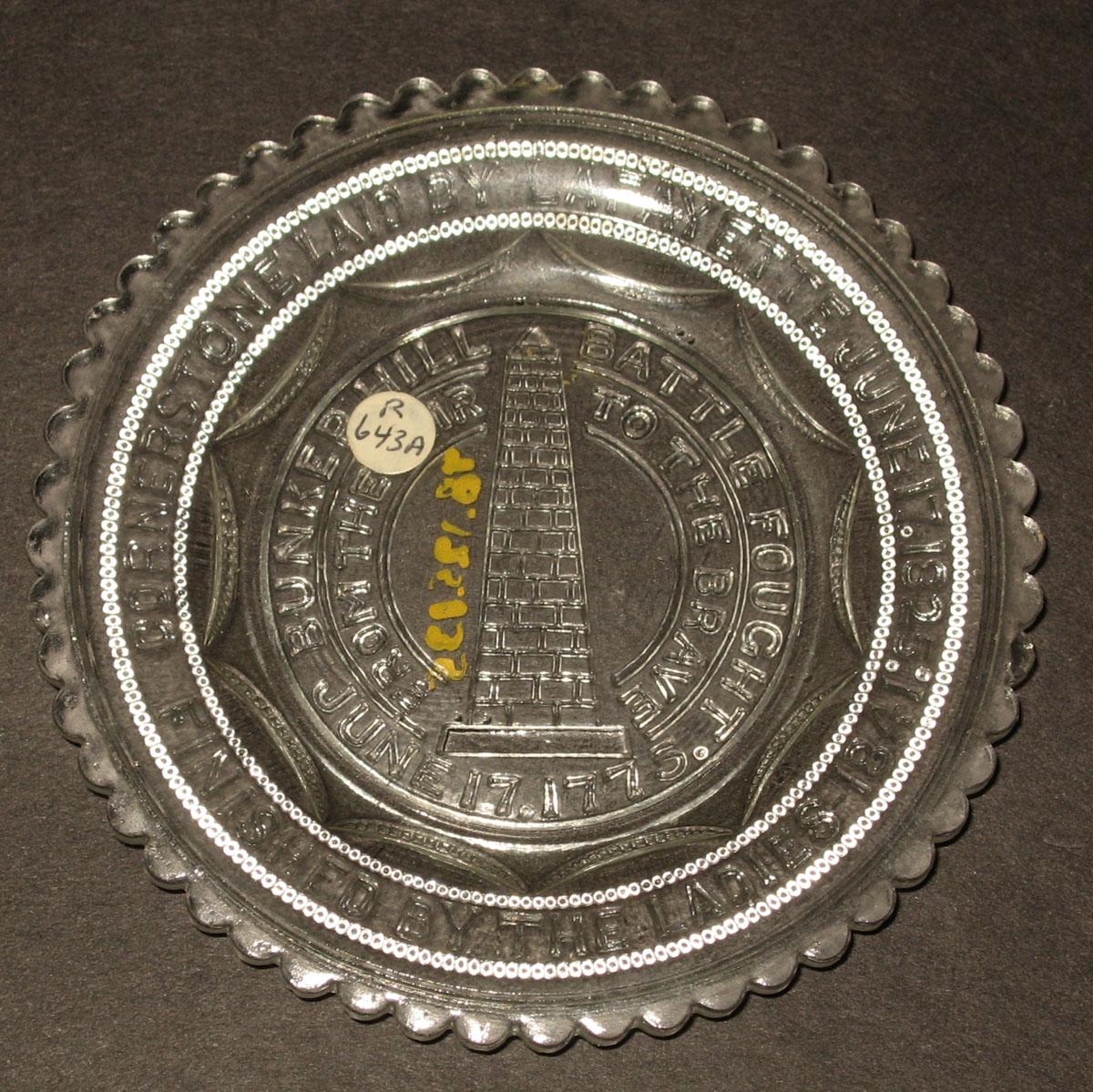 1978.0125.135 Glass cup plate