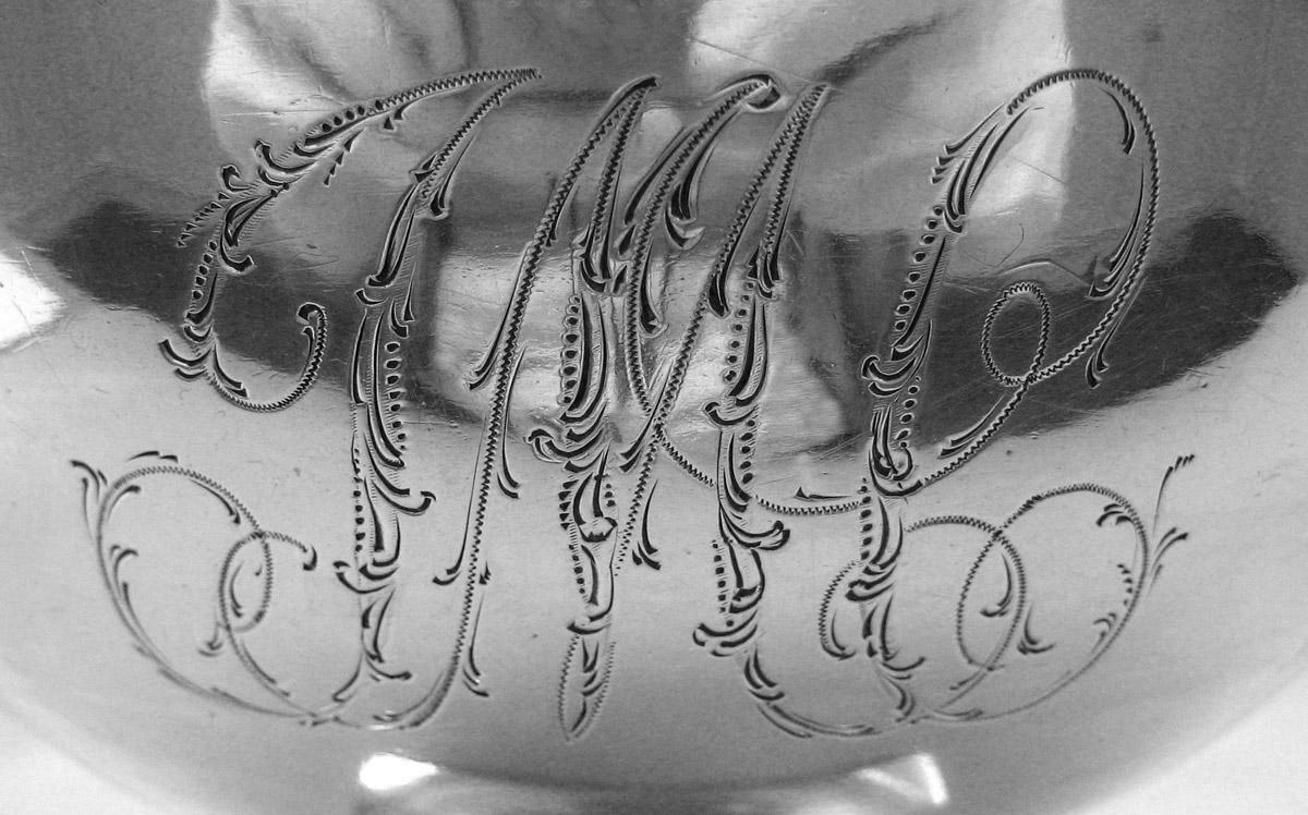 1978.0142 Silver Waste Bowl engraving