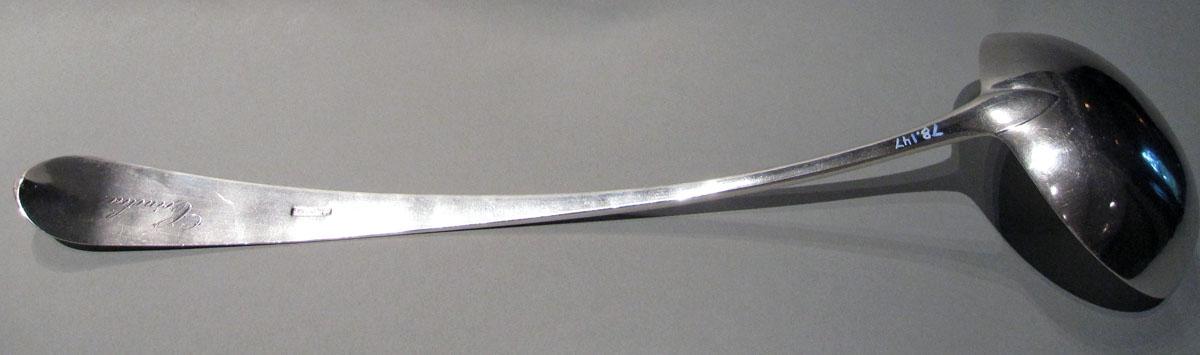 1978.0147 Silver Ladle underside