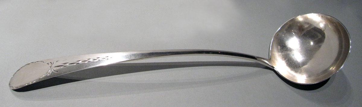 1978.0147 Silver Ladle side view