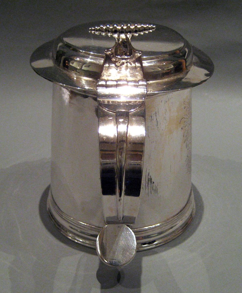 1978.0157 Silver Tankard handle detail