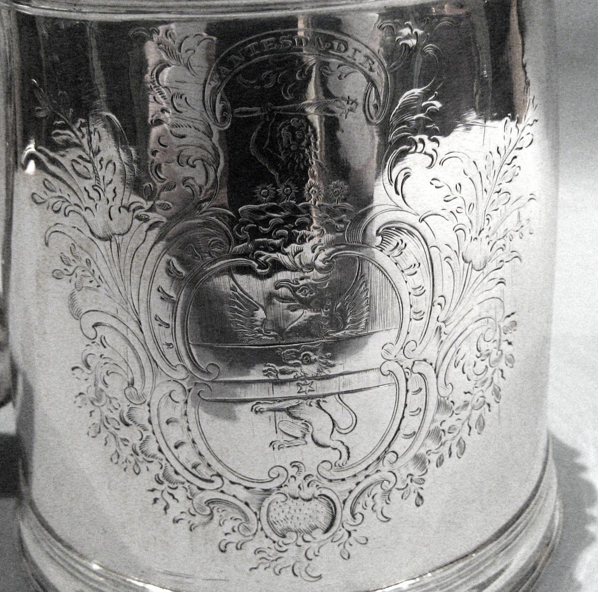 1978.0157 Silver Tankard engraving