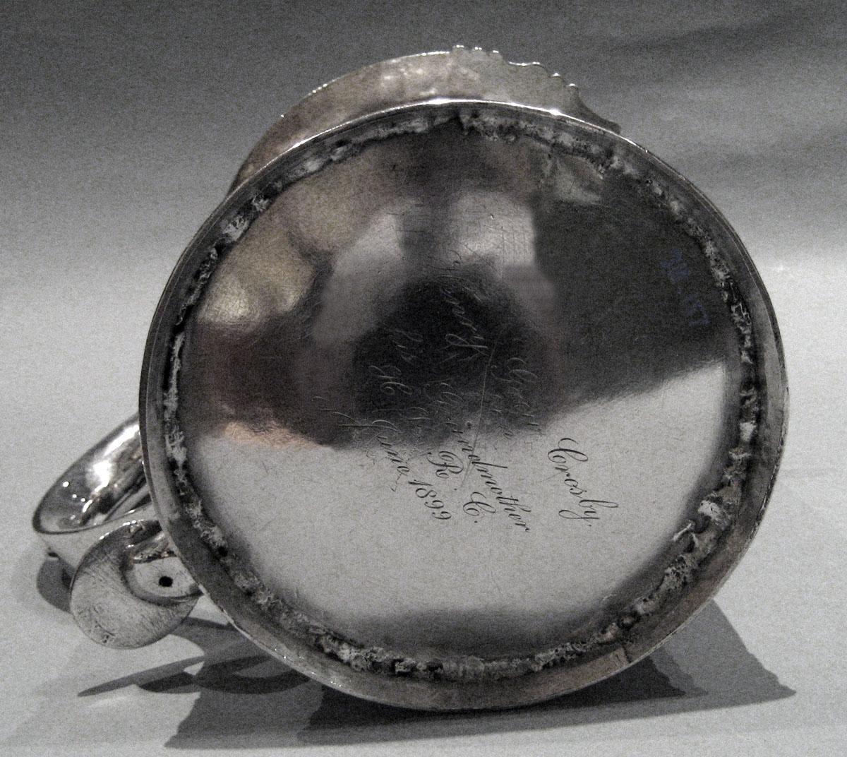 1978.0157 Silver Tankard underside
