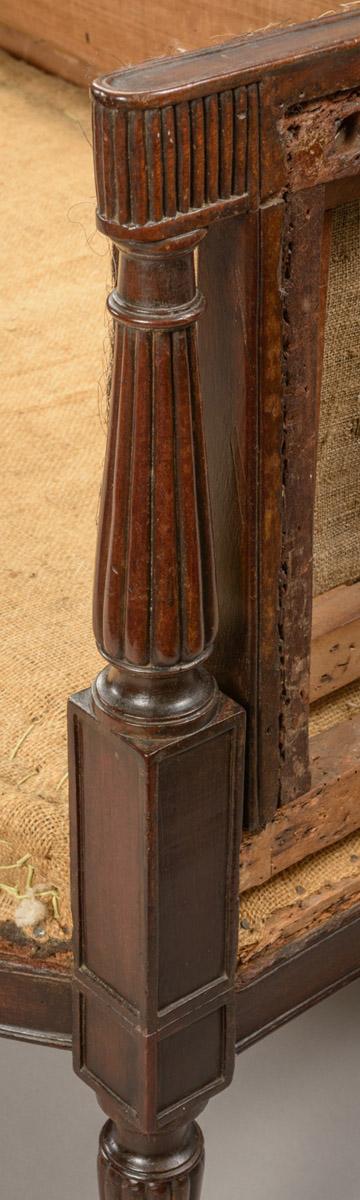 1978.0159 Sofa, detail 2, after conservation treatment