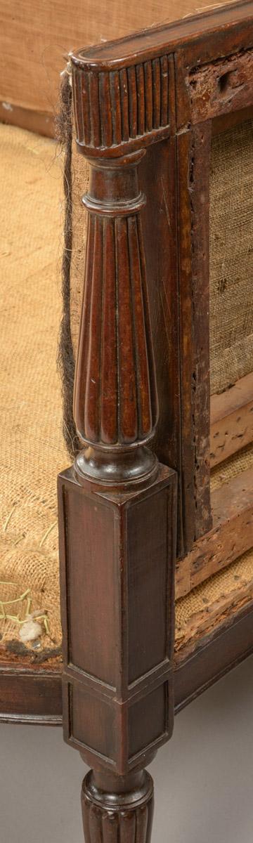 1978.0159 Sofa, detail 3, after conservation treatment