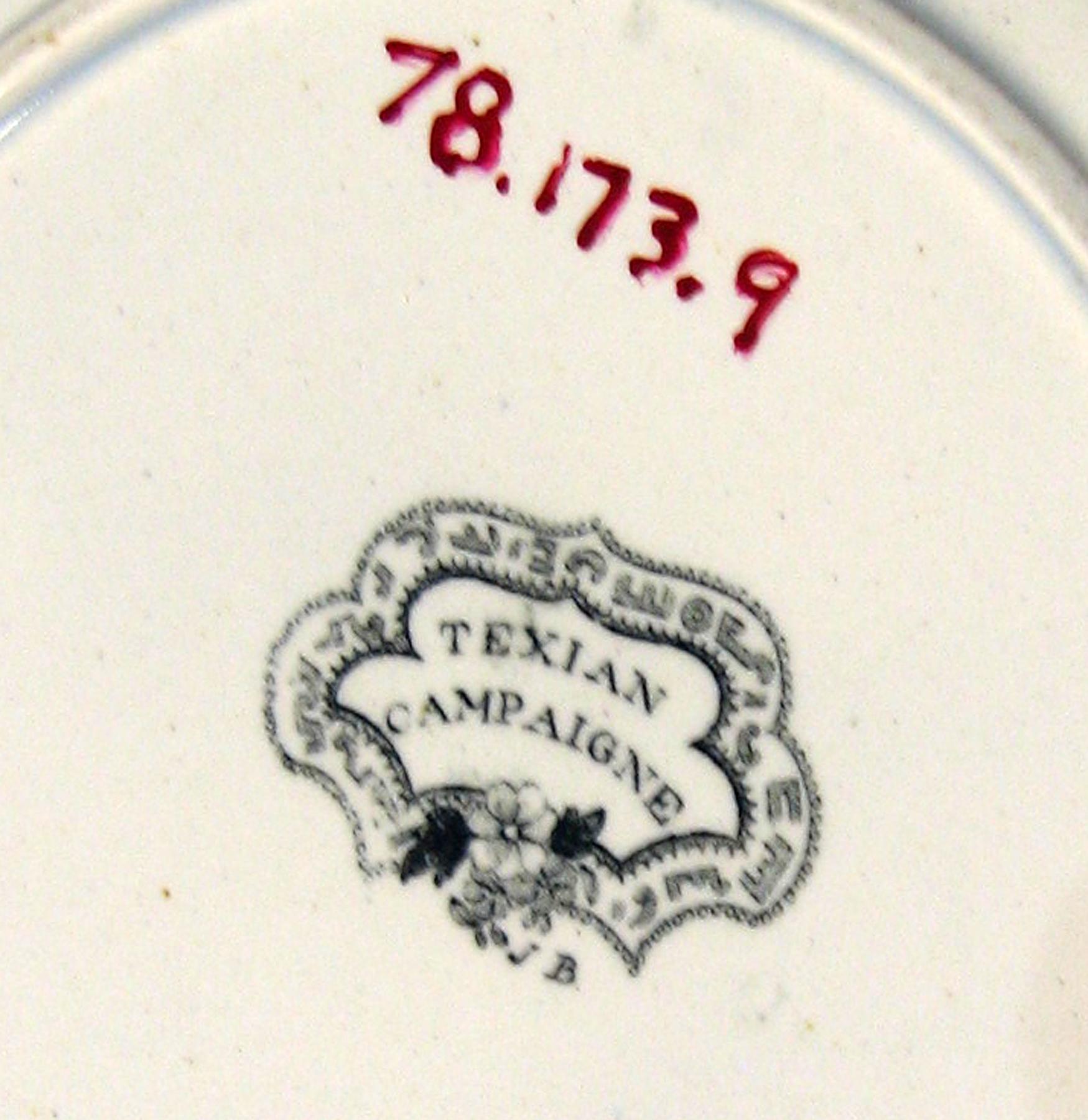 1978.0173.009 Texian plate mark