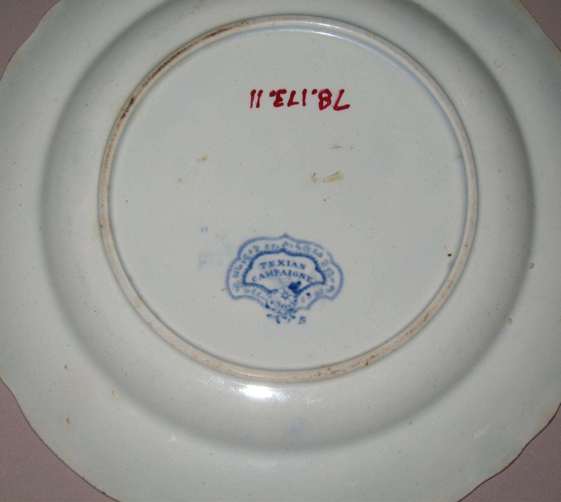 1978.0173.011 Plate (mark)