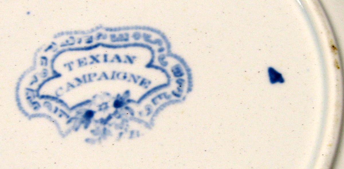 1978.0173.017 Texian soup plate mark