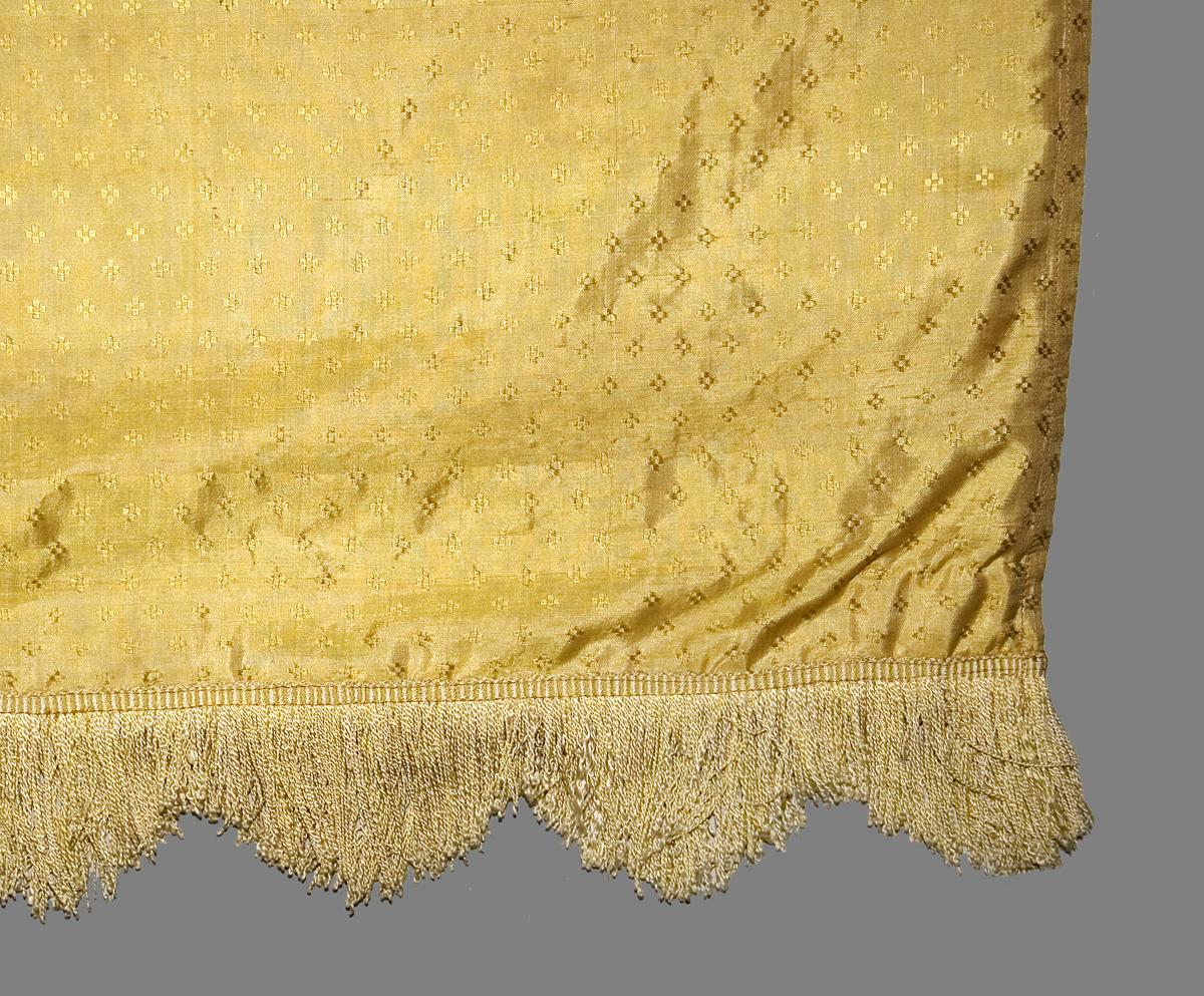 1957.1336.002 A Window Hanging, Side Curtain, Edge Detail