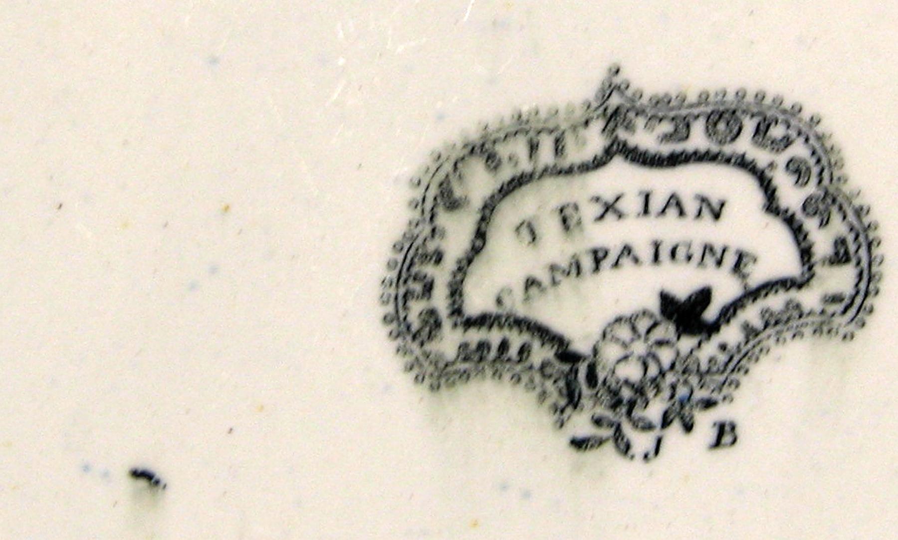 1978.0173.055 Texian plate (mark)