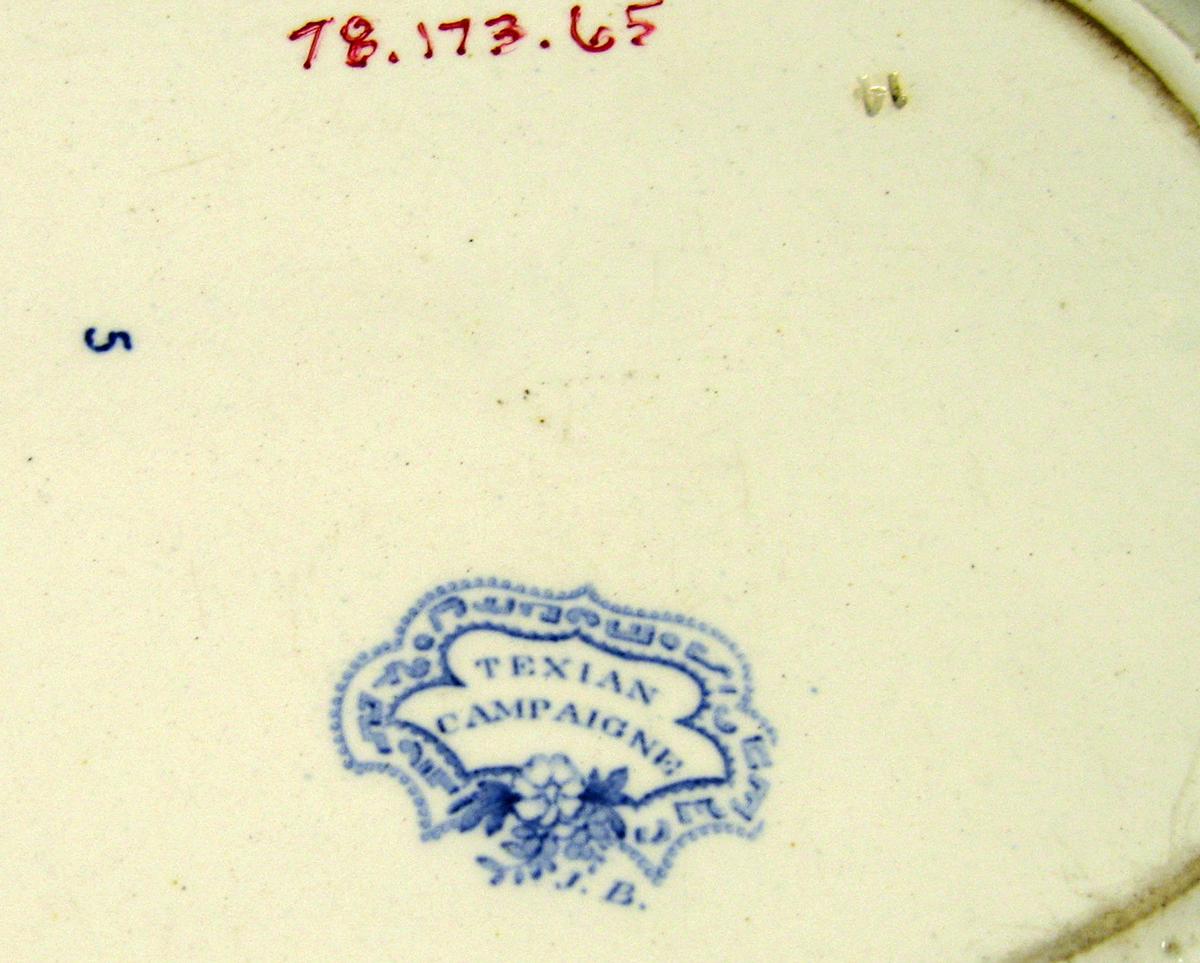 1978.0173.065 Texian dish/platter mark