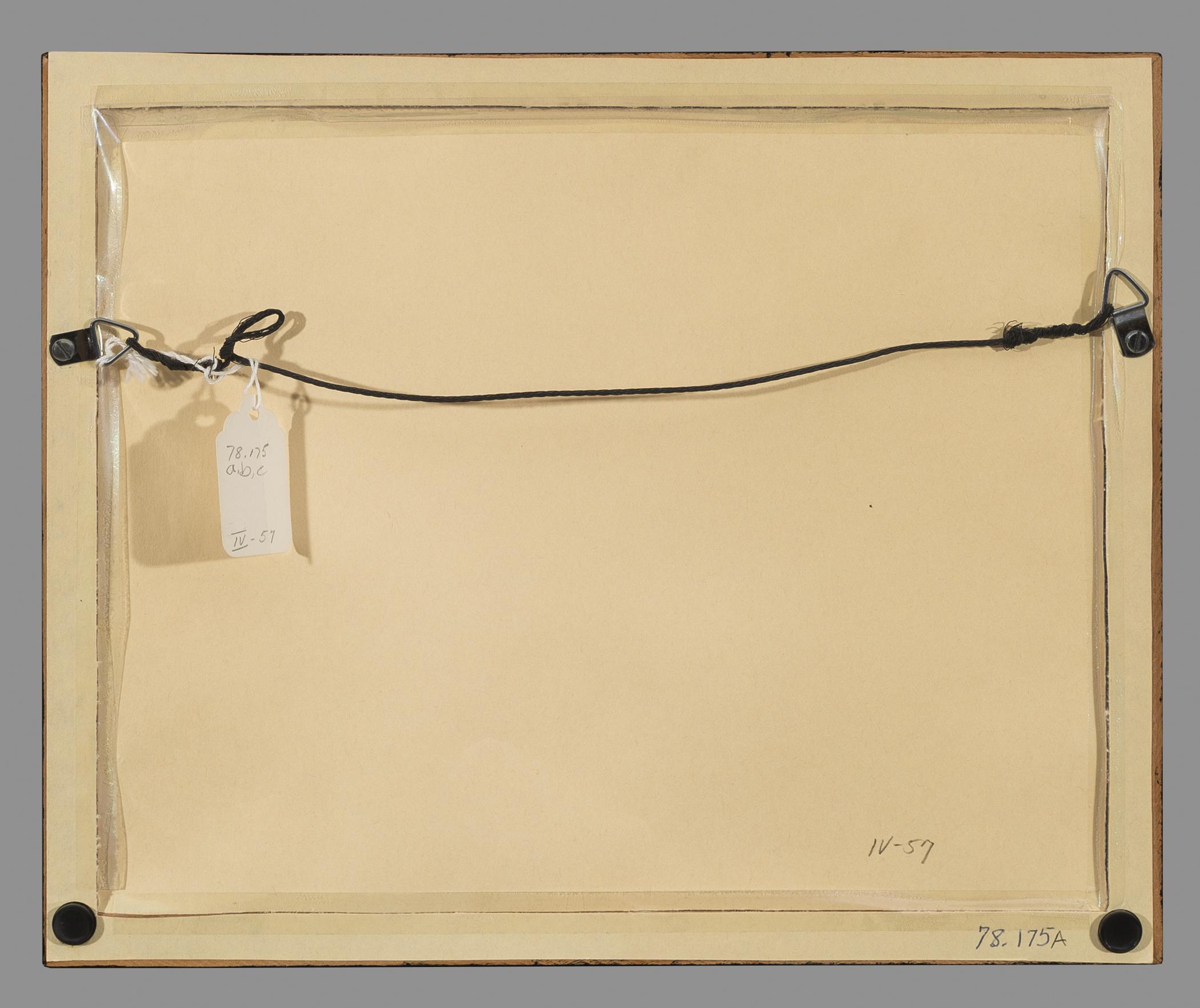 1978.0175 B Frame, C Backboard, view 1, reverse