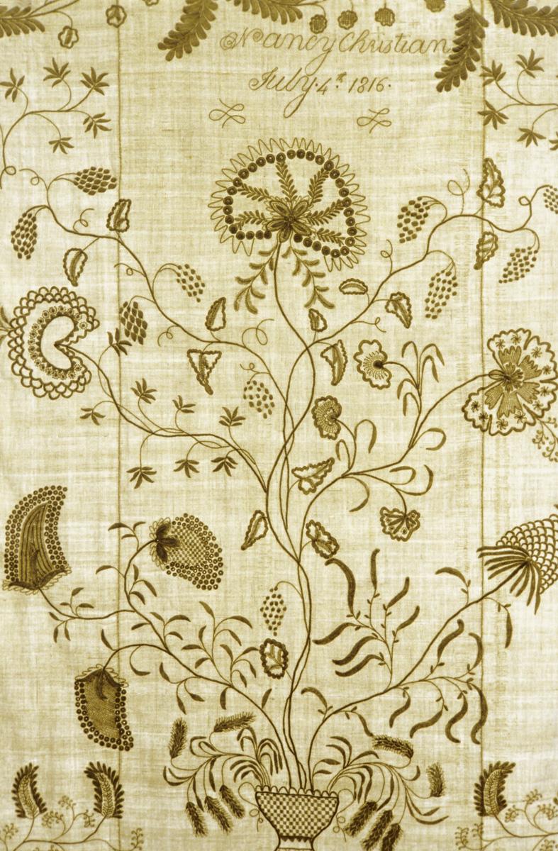 1978.0203 Bedcover (center detail)