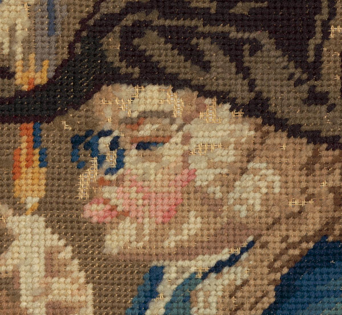 1978.0204 Needlework Picture, Detail 6
