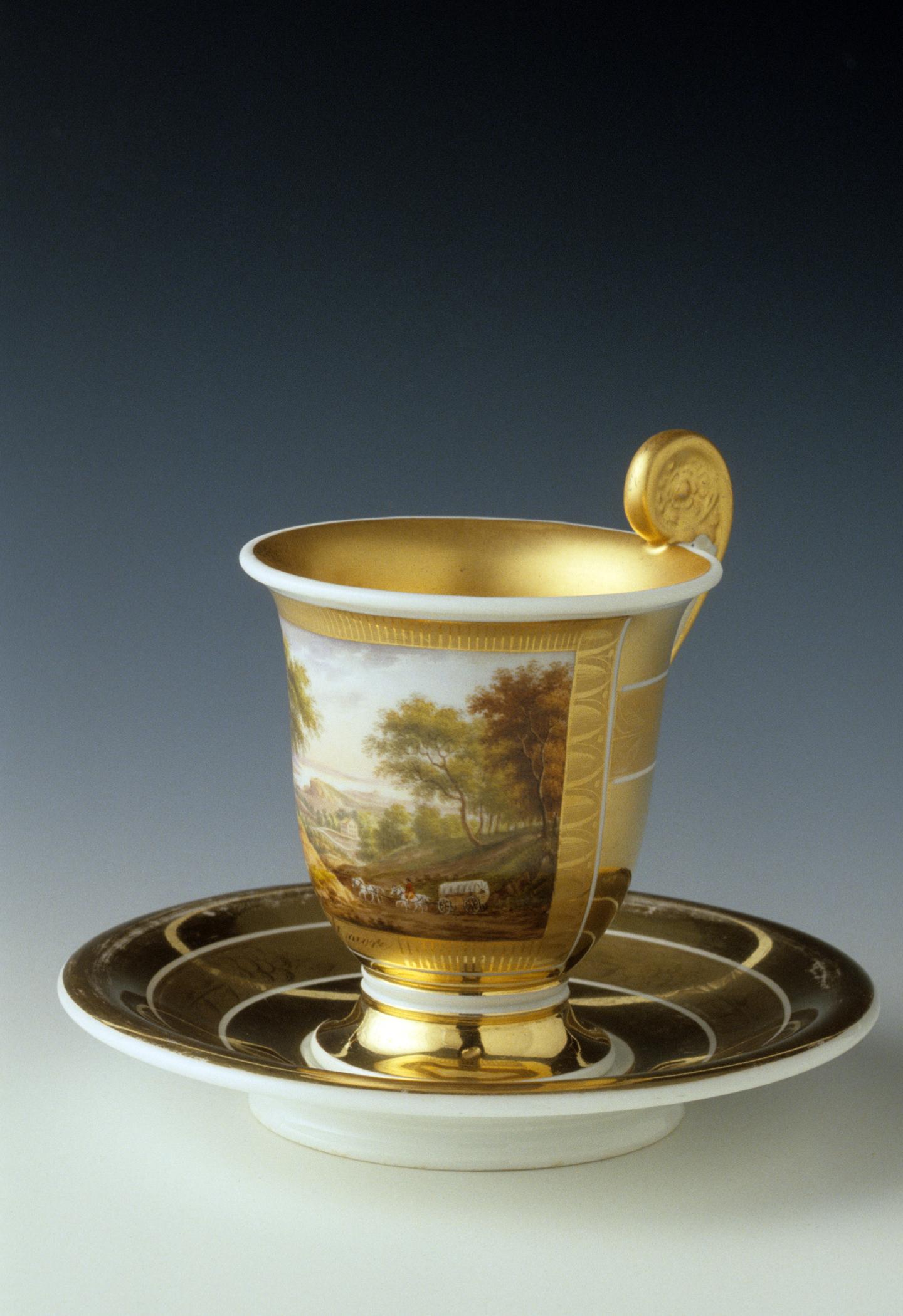 1978.0207 A, B Teacup and Saucer (Detail)