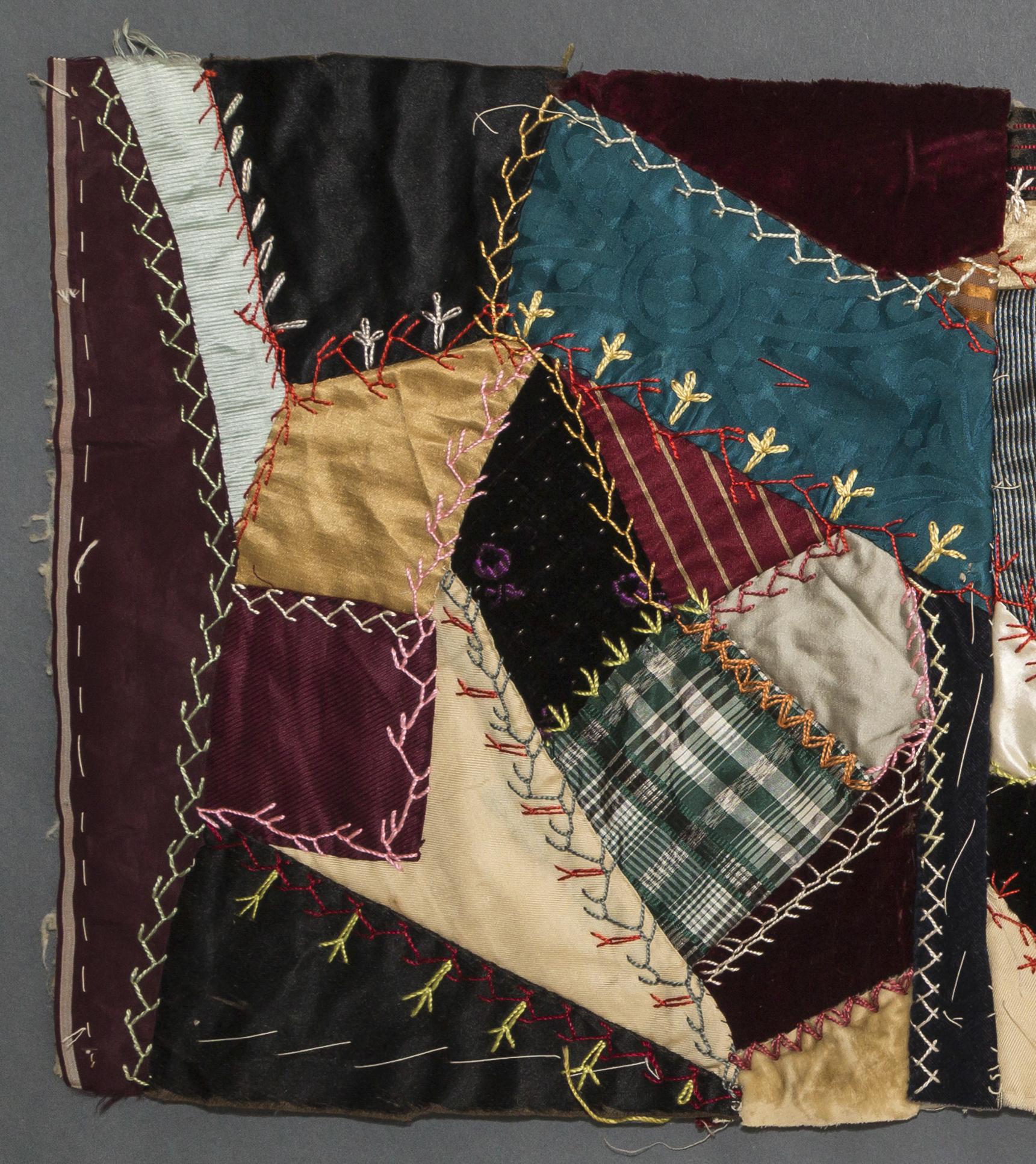 1979.0033 Quilt fragment, detail 1