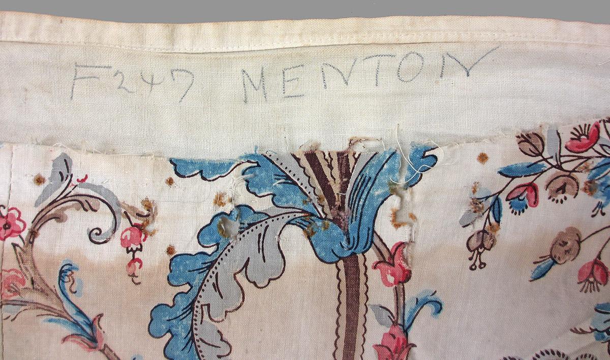 1979.0058.002 textile, printed detail 2