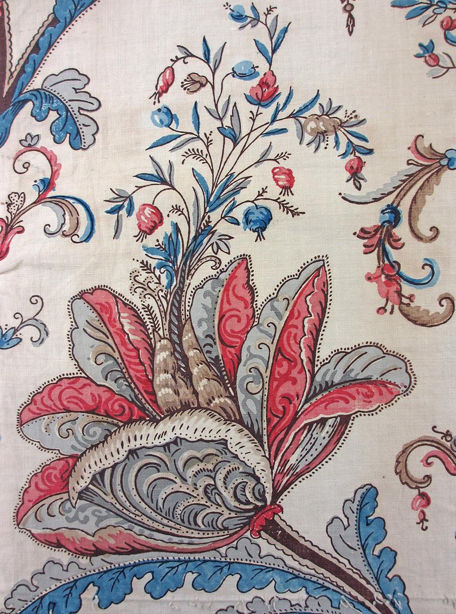 1979.0058.002 textile, printed detail 3