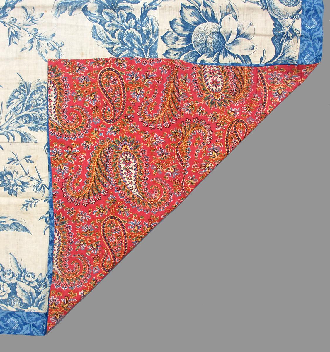 1979.0058.006 textile, printed folded corner